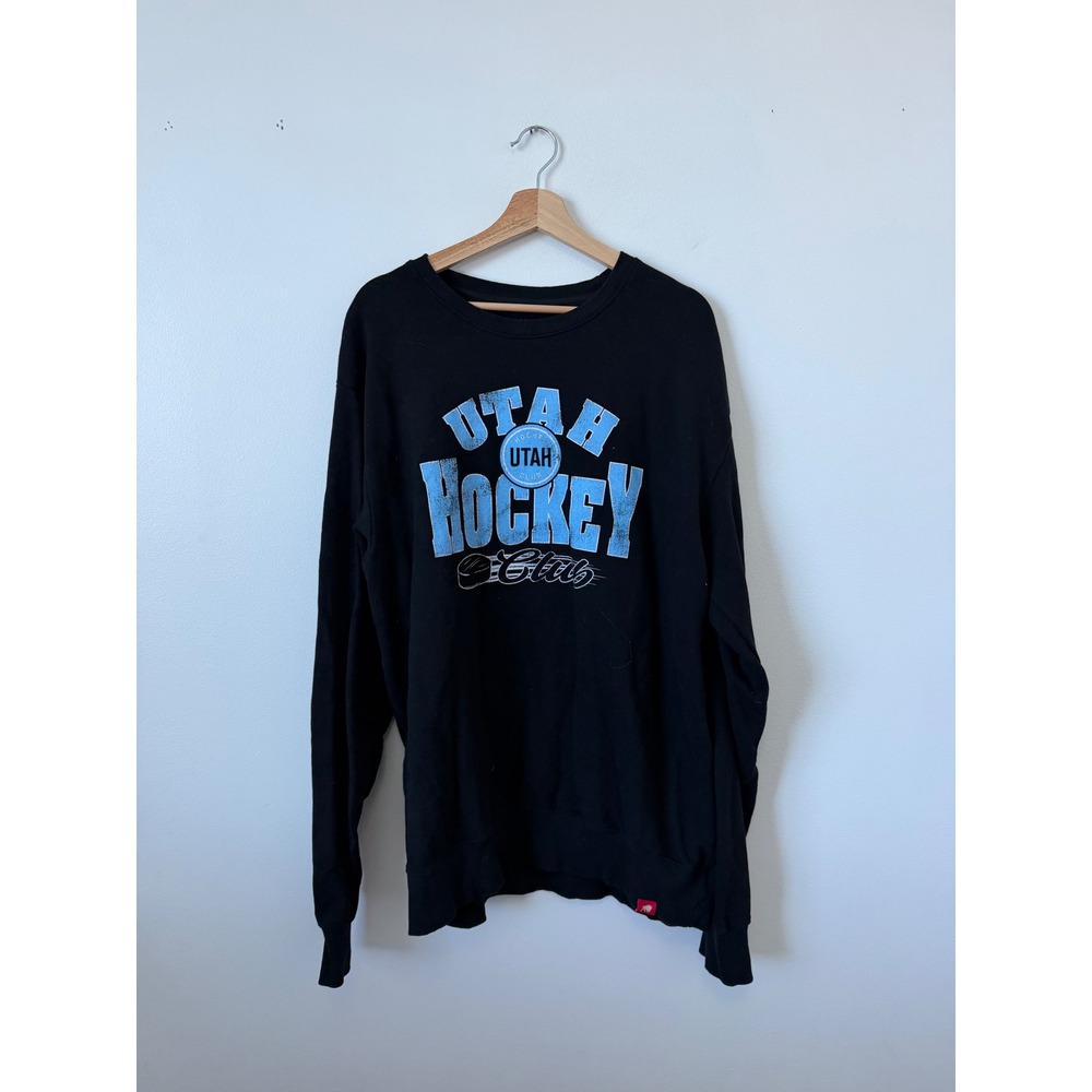 Women's Utah Hockey Club (Utah Mammoths) Sweatshirt – Black & Blue‎ – Size 3XL